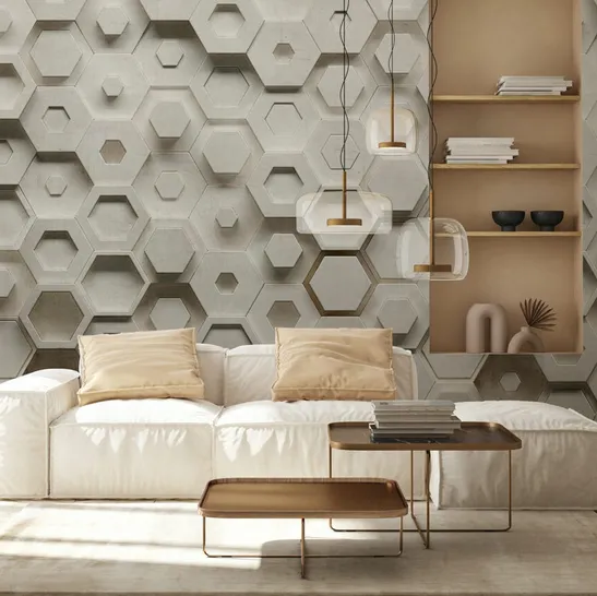 Carta da parati Geometric LAB-06 di Momenti Casa