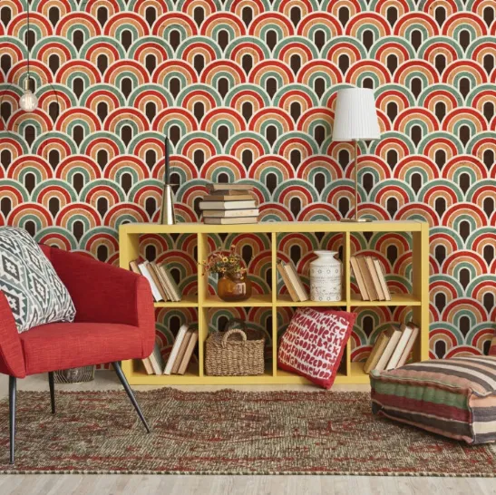Carta da parati Geometric SHA63 di Momenti Casa