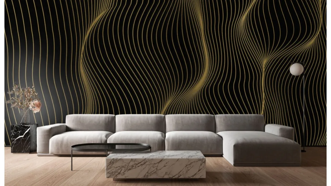 Carta da parati Gold&Silver MOR12 Gold di Momenti Casa
