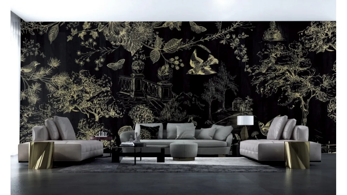 Carta da parati Gold&Silver MOR14 Gold di Momenti Casa