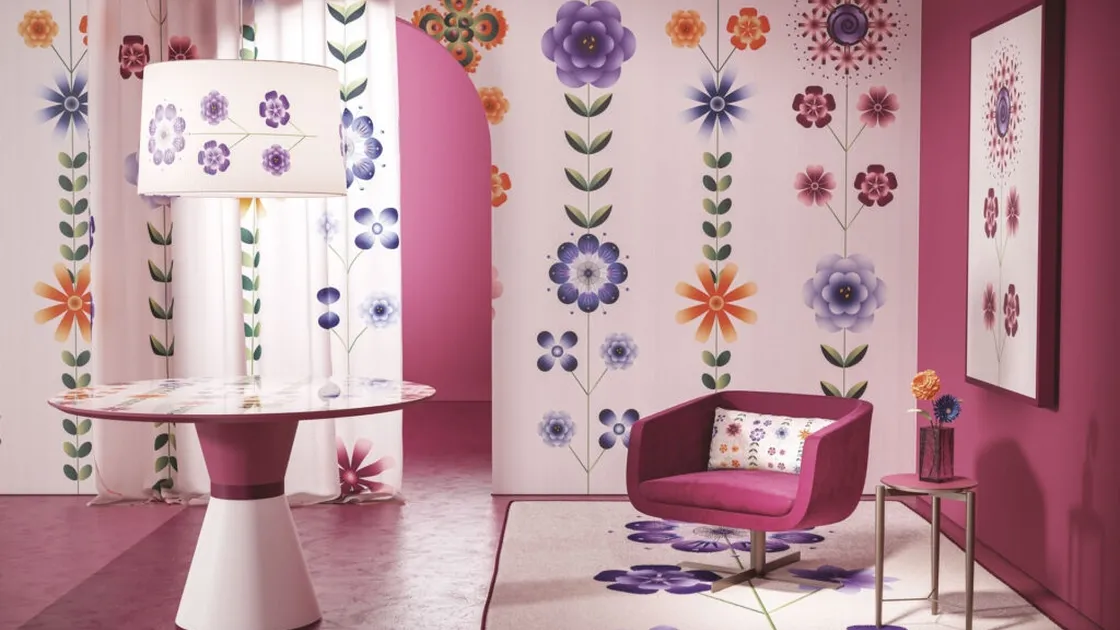 Carta da parati Suite Flowerpower di Momenti Casa