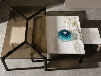 Tavolino Bone in ceramica o vetro di Sovet