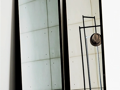 Specchiera Visual Rectangular con telaio in metallo laccato di Sovet