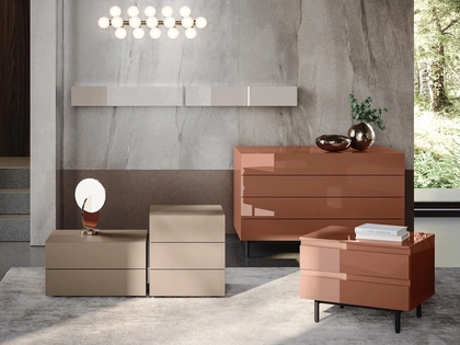 Gruppo Notte Live in laccato opaco e lucido di Morassutti