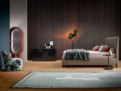 Comò Tetris laccato lucido Nero di Twils