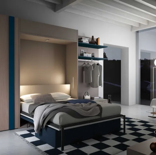 Letto a scomparsa Divano Flip di Tumidei