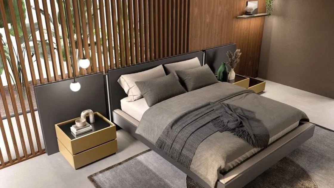 Letto laccato opaco Dizzy di GF Interiors