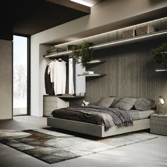 Letto matrimoniale Solo in frassino di GF Interiors