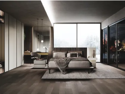 Letto Soulwave in Rovere di GF Interiors