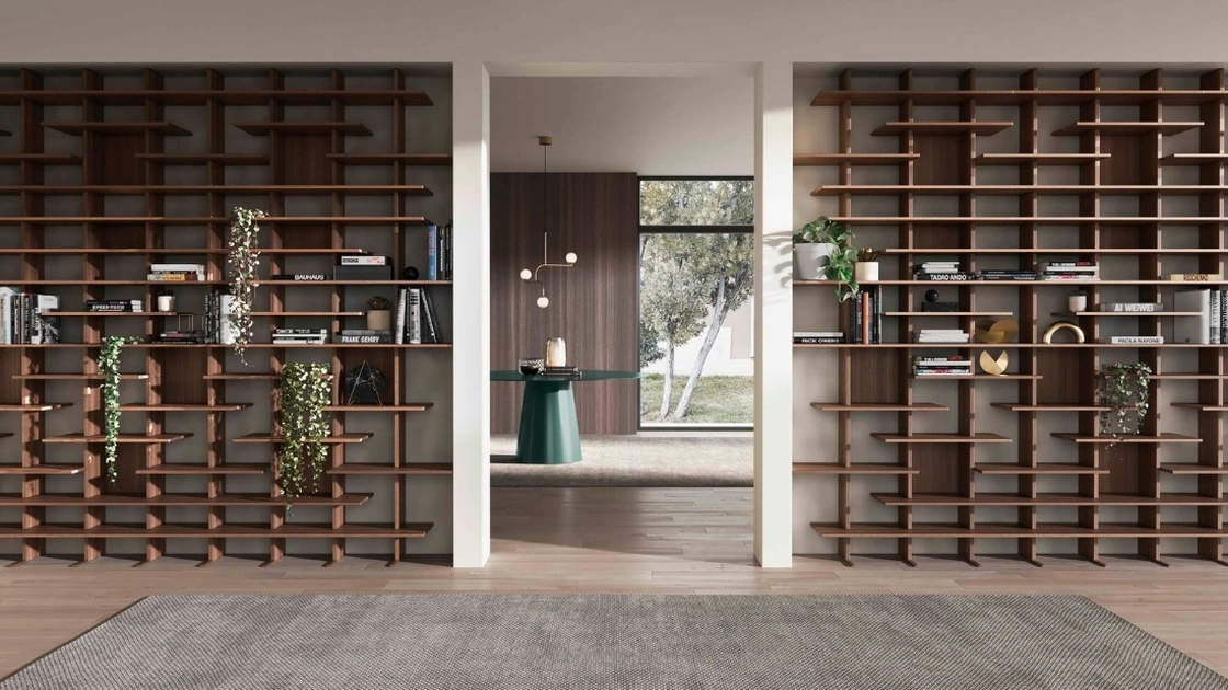 Libreria a muro Elisabeth di Pacini e Cappellini