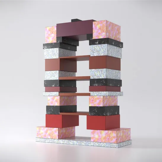 Libreria di design Slate di De Rosso