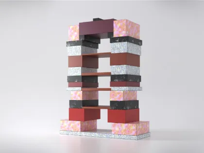 Libreria di design Slate di De Rosso