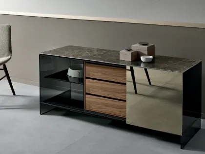Madia in vetro Shoji Madia di Tonelli