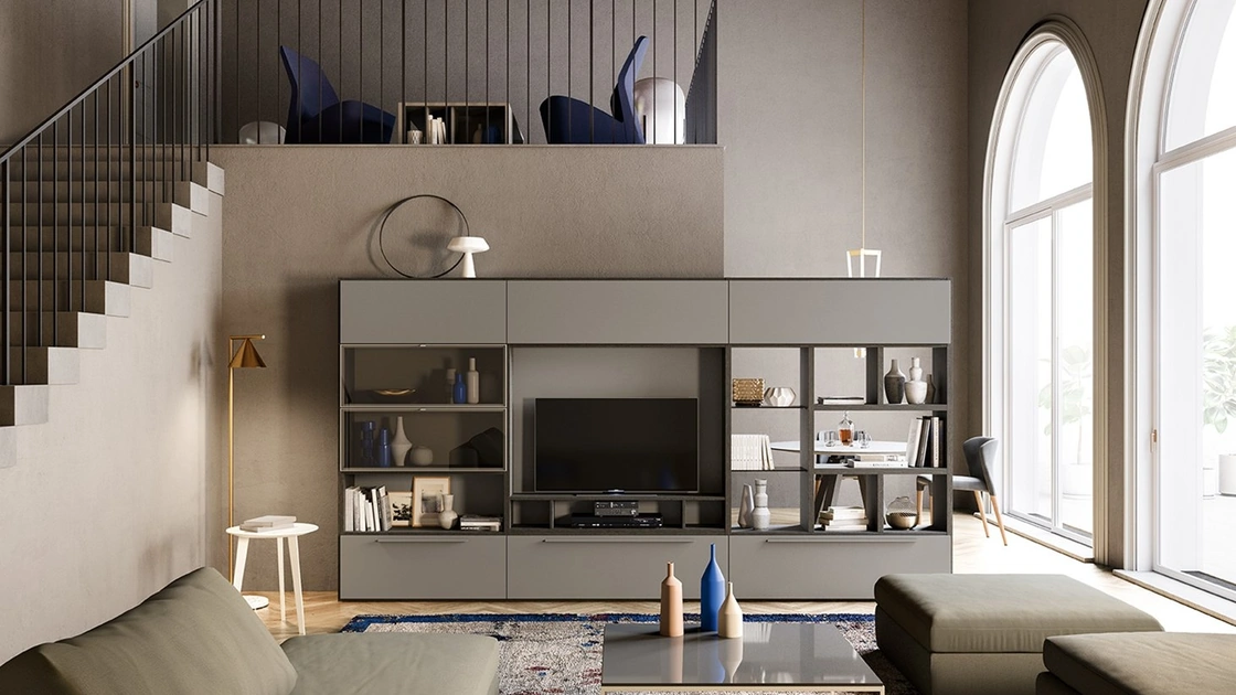 Parete Attrezzata My Space 18-02 di Alf Da Frè