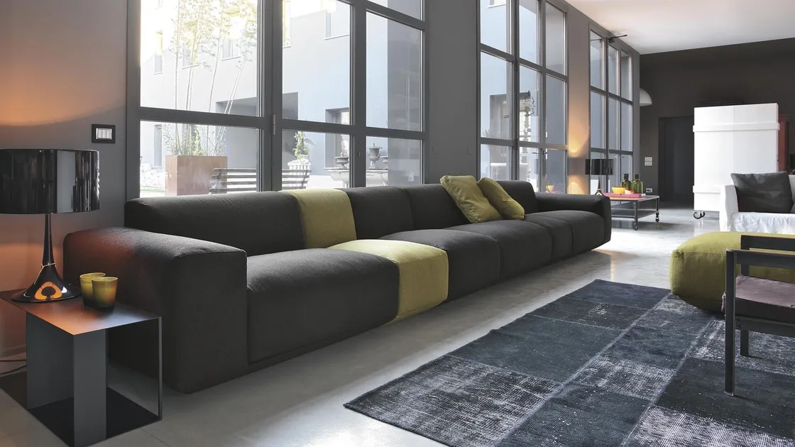 Divano lineare Cube di Musa Italia