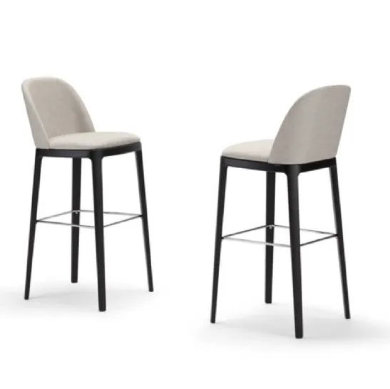 Sgabello Grace Stool in tessuto di Pacini e Cappellini