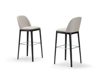 Sgabello Grace Stool in tessuto di Pacini e Cappellini