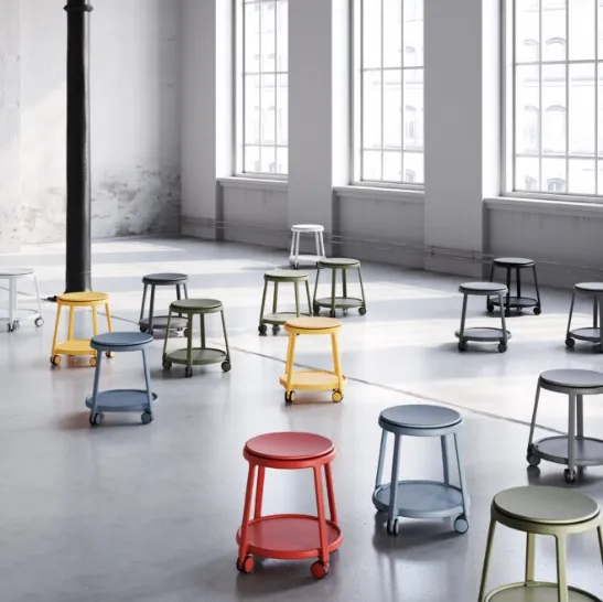 Sgabello Round&Roll Stool di Infiniti