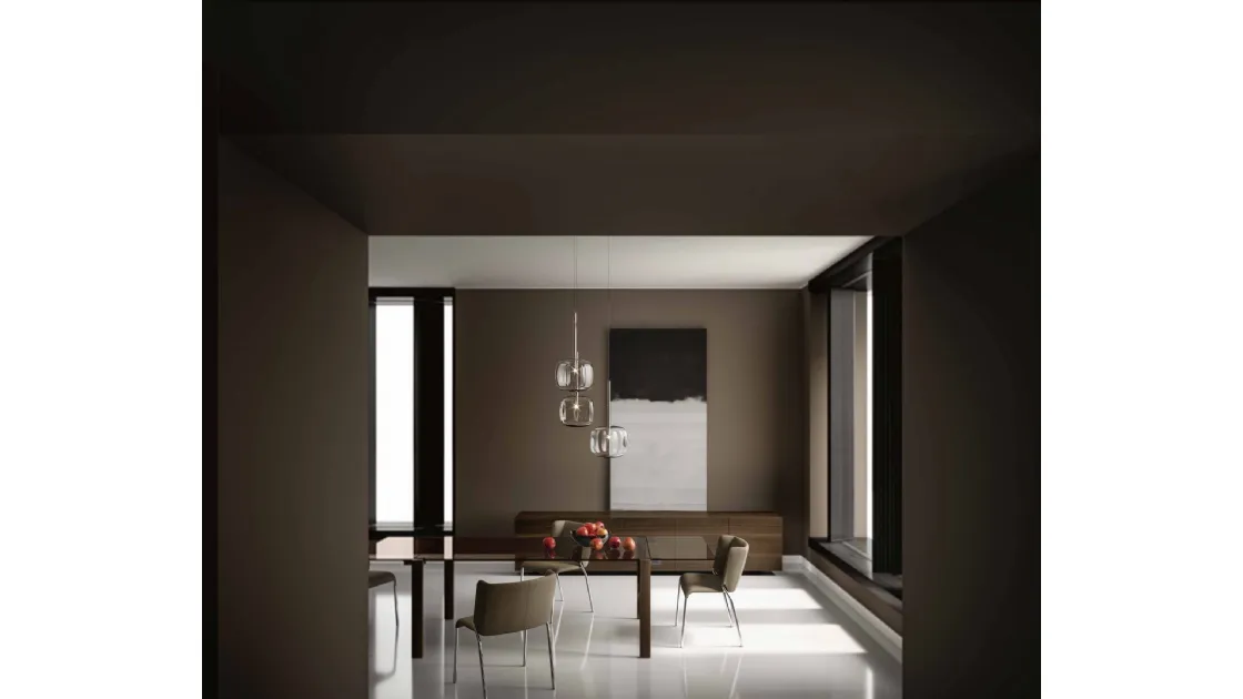 Tavolo allungabile Livingstone Dark di Tonelli