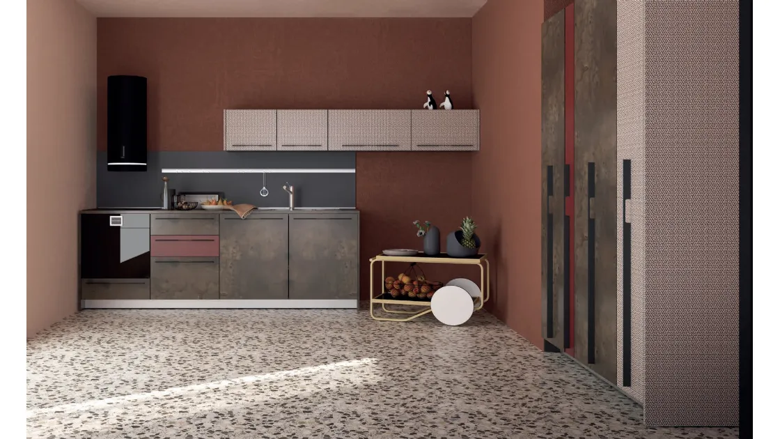 Cucina Moderna lineare For Me Kitchen Two di De Rosso