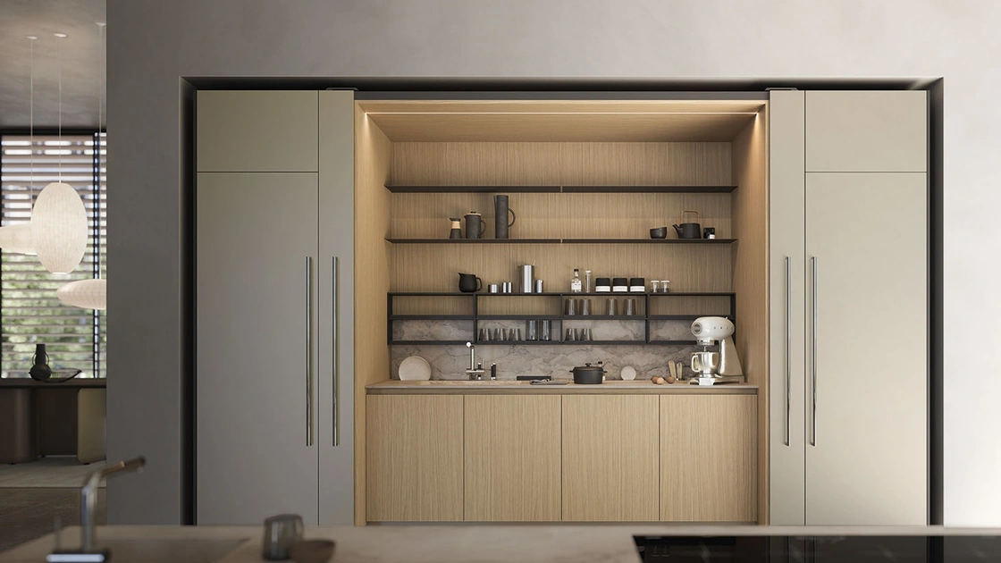 Cucina Moderna con isola Sesamo 01 di Valdesign